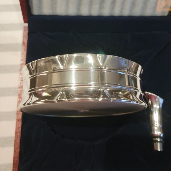 NIB Royal Selangor Gift Boxed Wine Bottle Coaster & Pourer Set - Picture 9 of 16